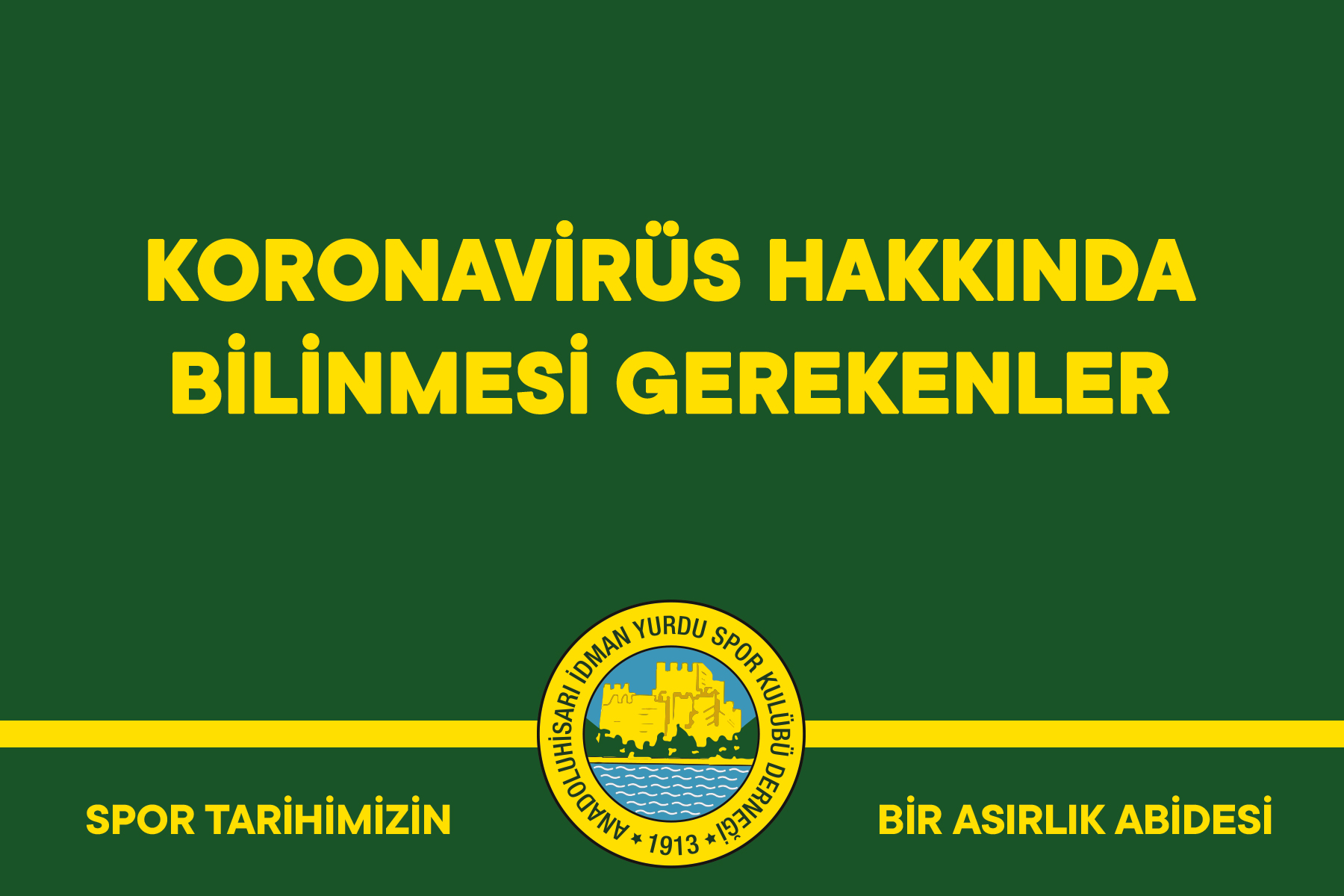 Koronavirüs hakkında bilinmesi gerekenler